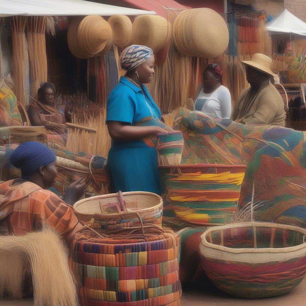 Basket Weaving Supplies at South African Markets