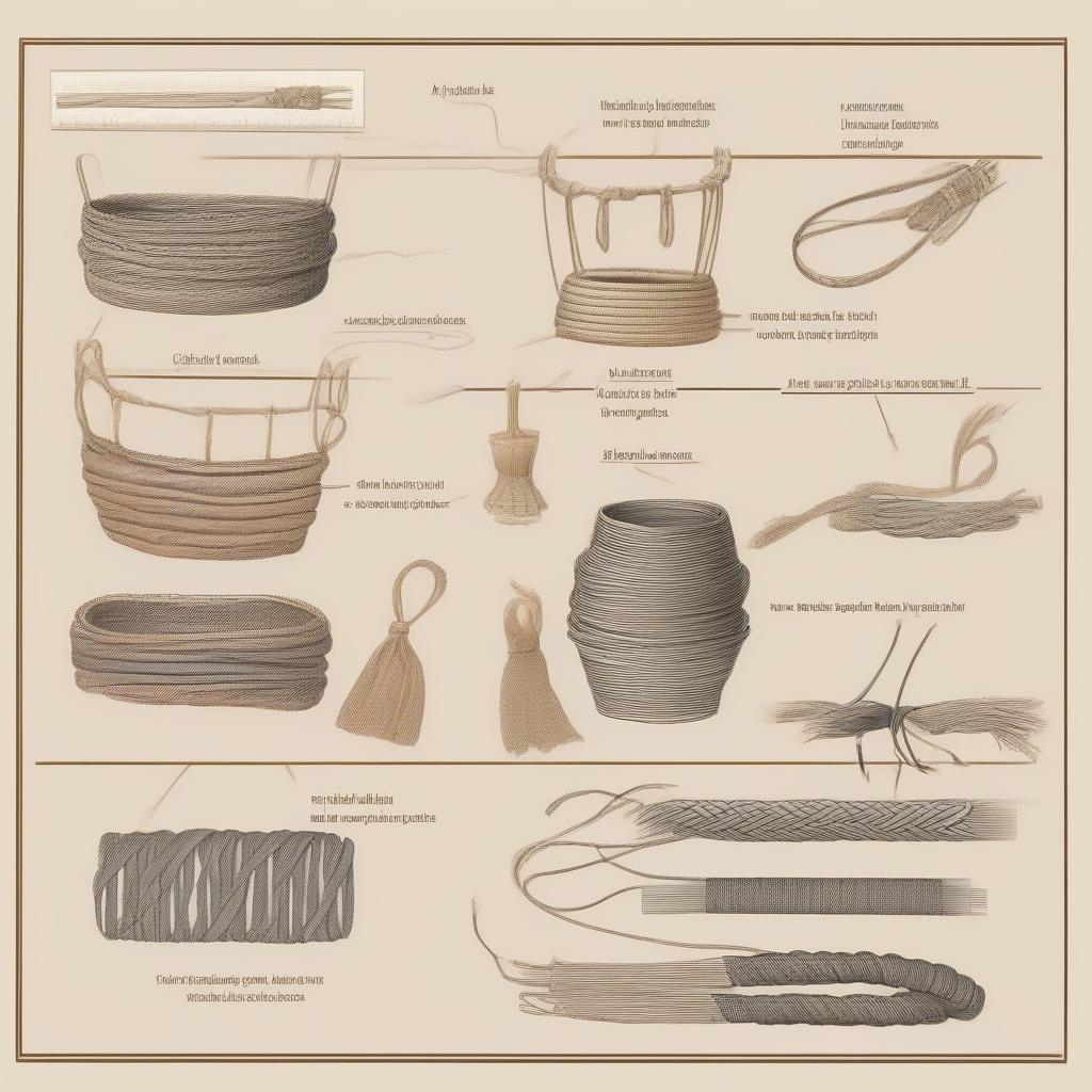 Basket Weaving Techniques: Coiling, Twining, and Plaiting