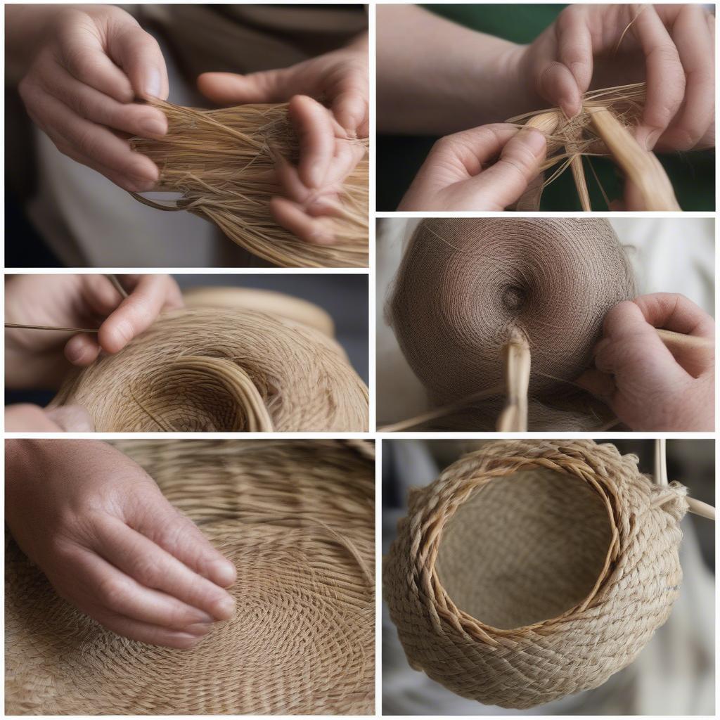 Various Basket Weaving Techniques Demonstrated in Philadelphia