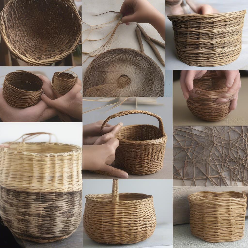 Different Basket Weaving Techniques with Willow