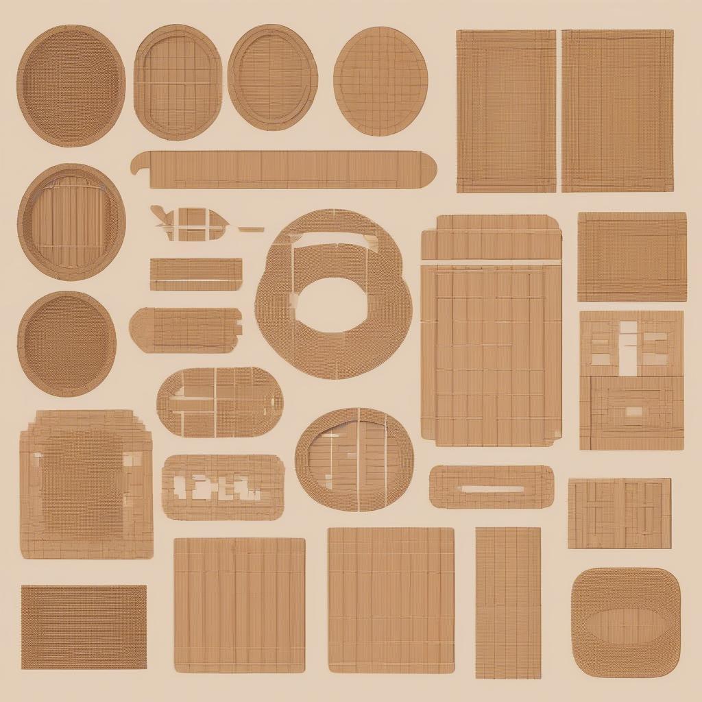 Variety of Basket Weaving Templates