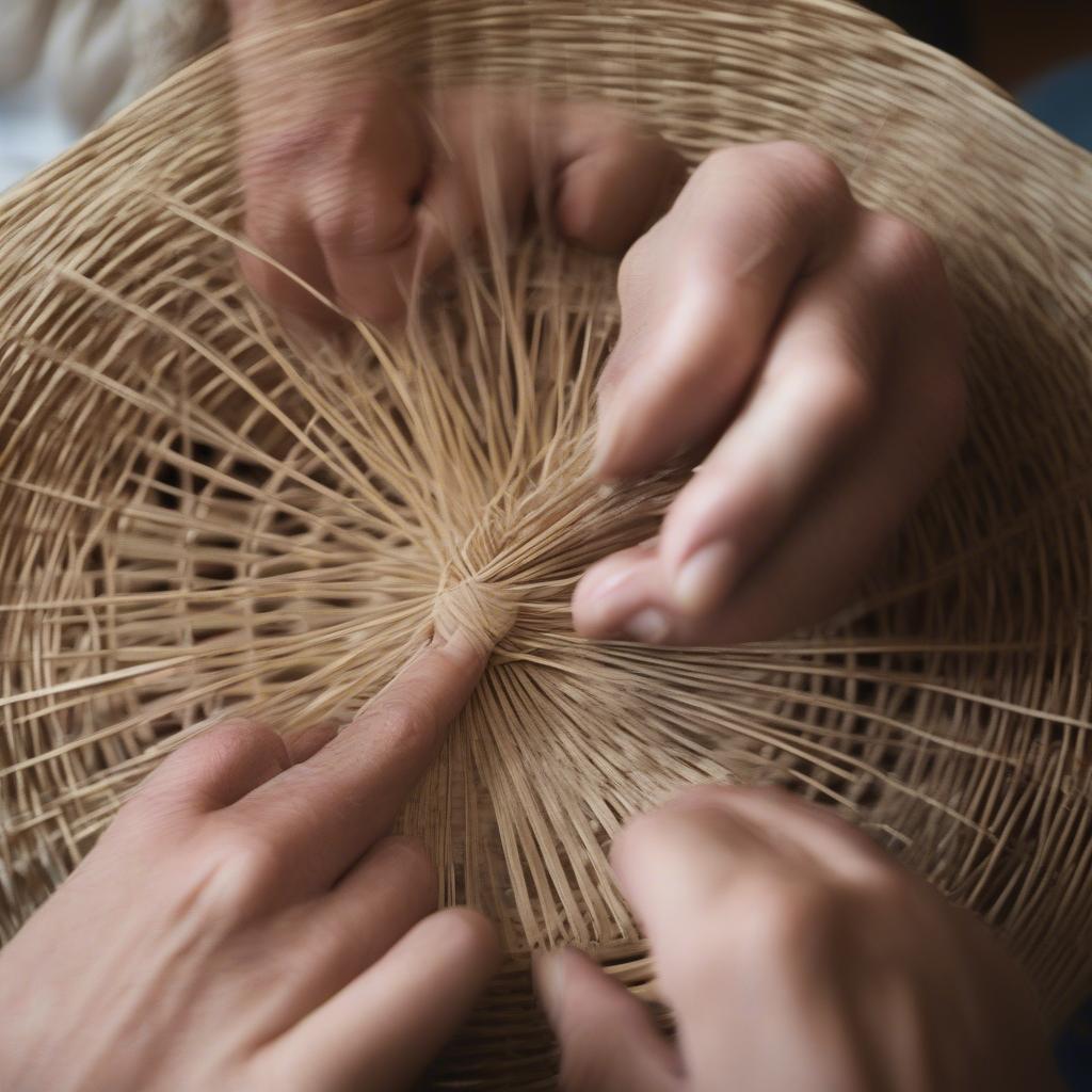 Basket Weaving Twill 3x3 In Progress