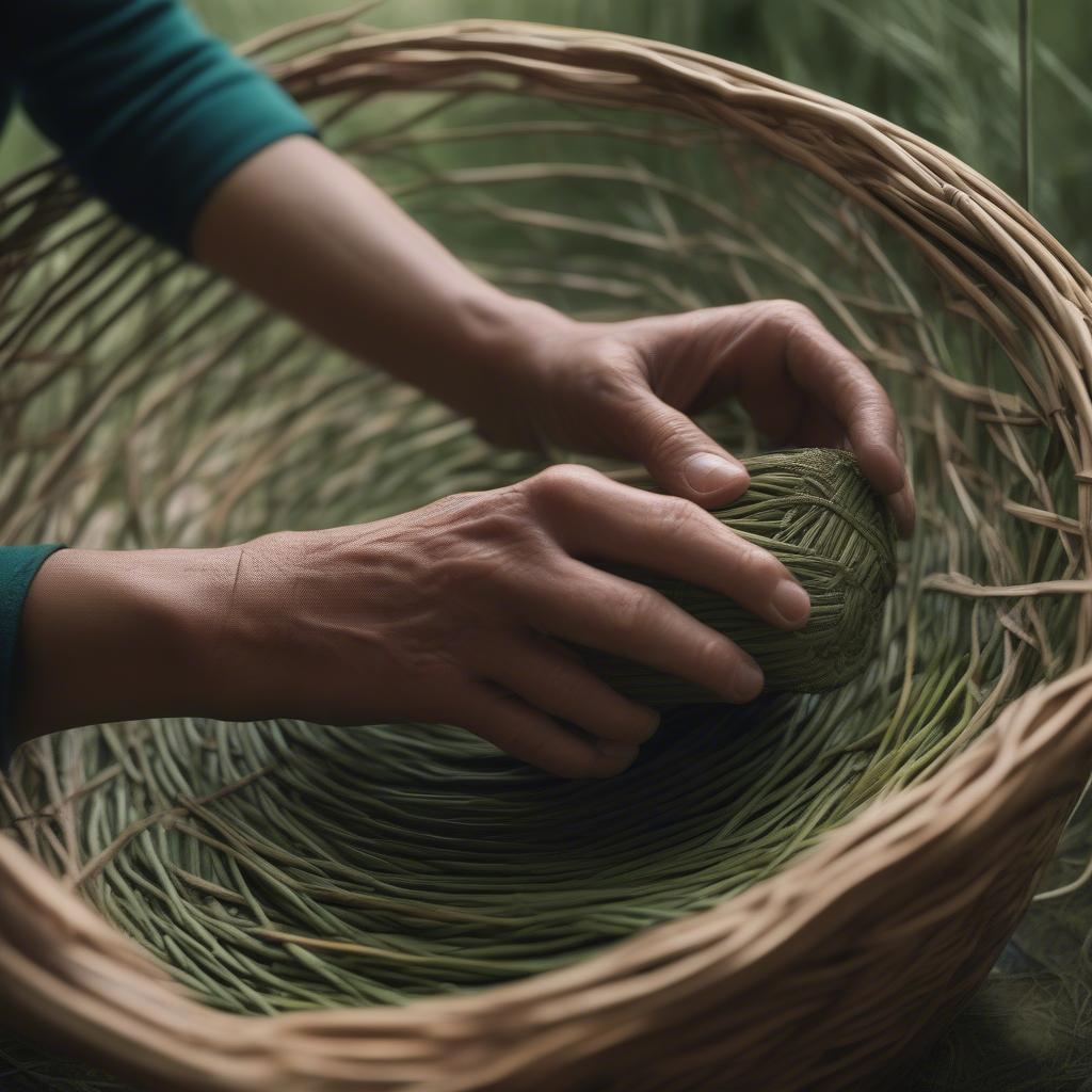 Basket Weaving with Willows