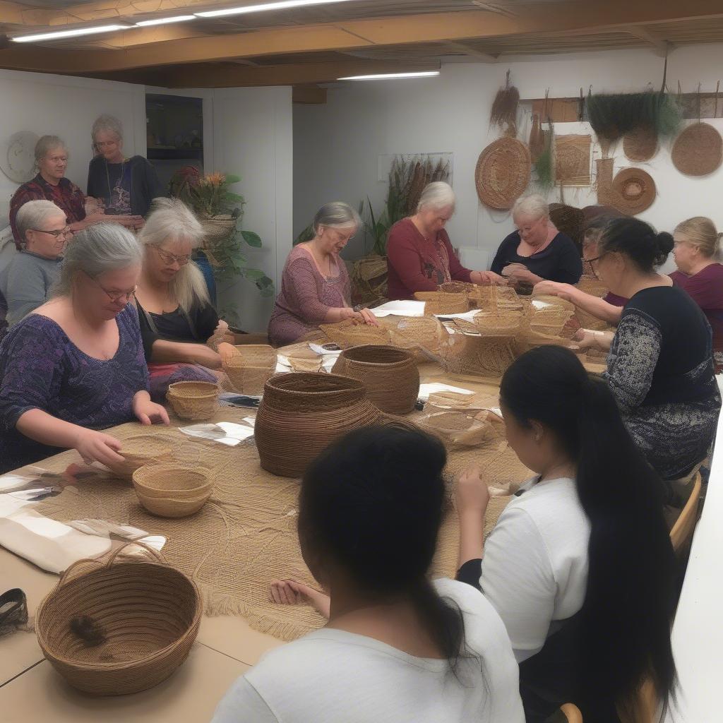 Basket Weaving Workshop in Edmonton