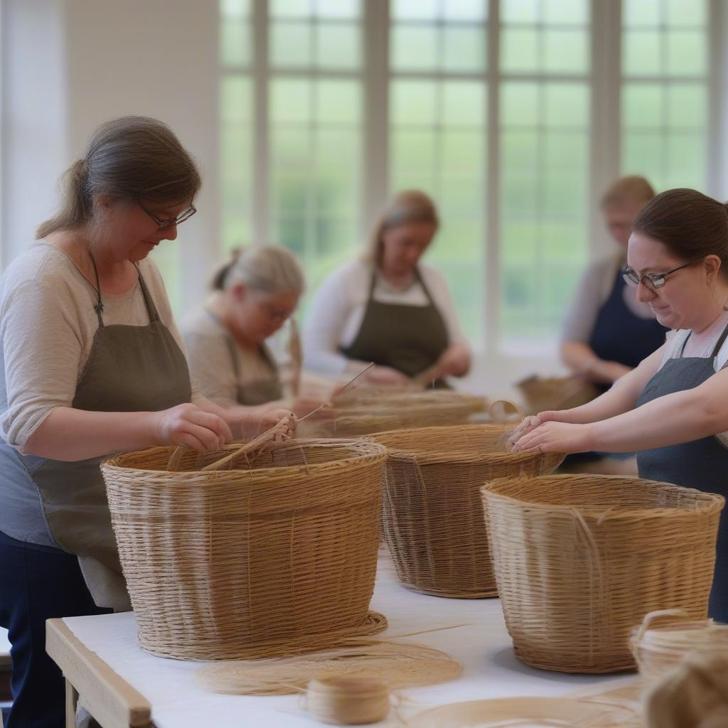 Basket Weaving Workshop in Scenic North Wales