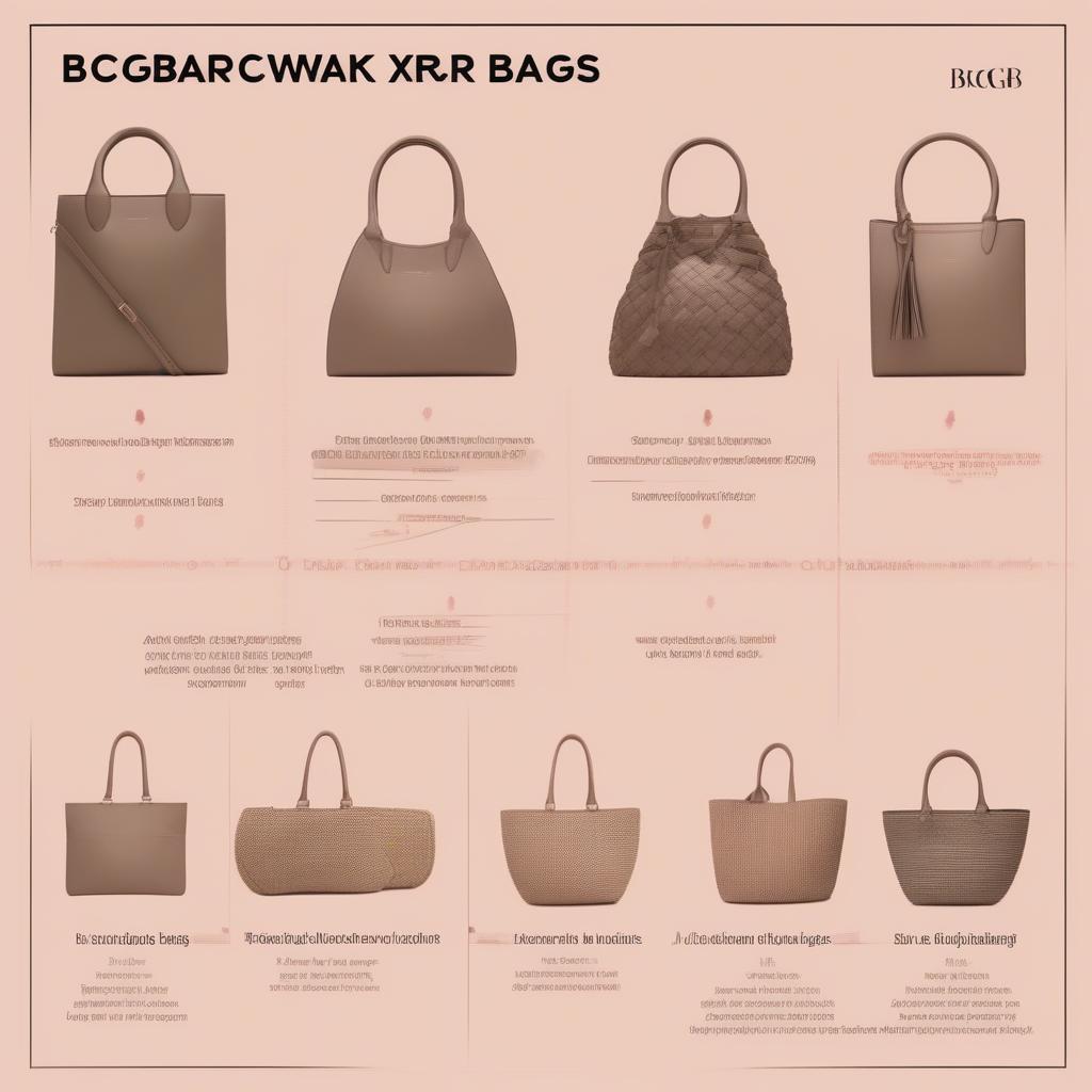 BCBG Woven Bag Size Guide