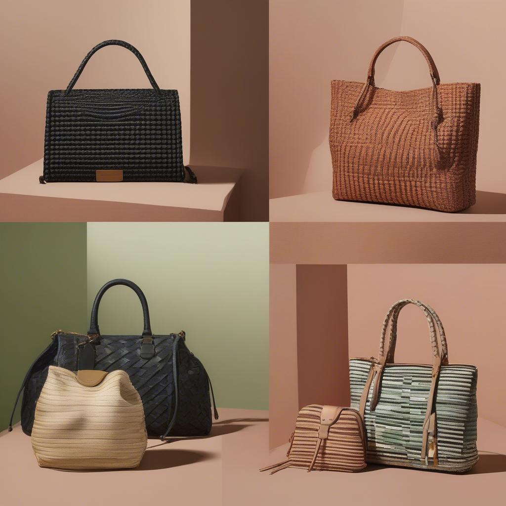 BCBG Woven Bag Styles