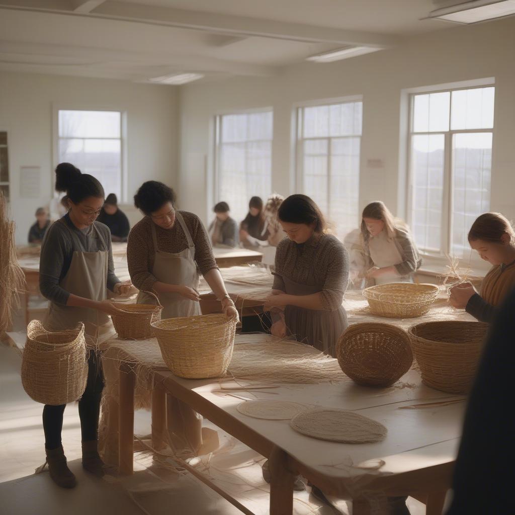 Beginner Basket Weaving Class in Raleigh