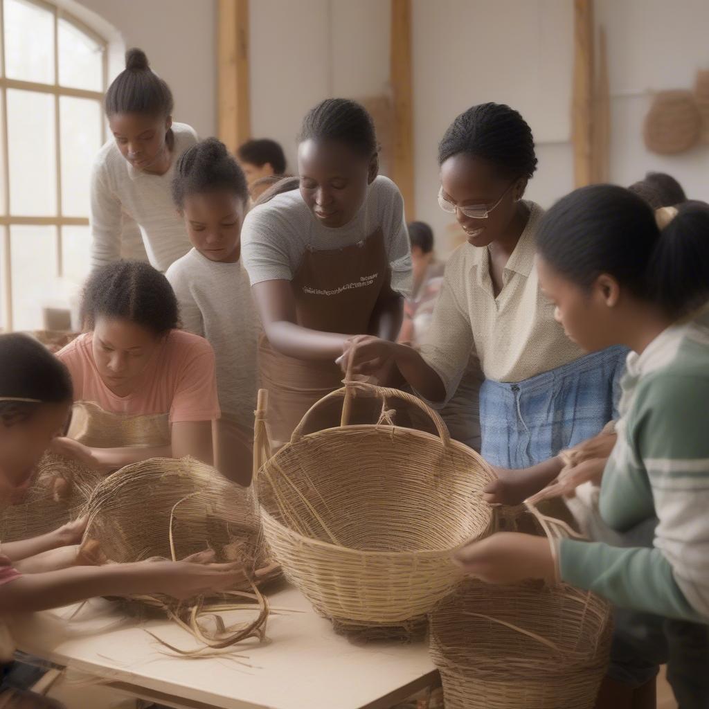 Beginner Basket Weaving Class in Victoria, BC