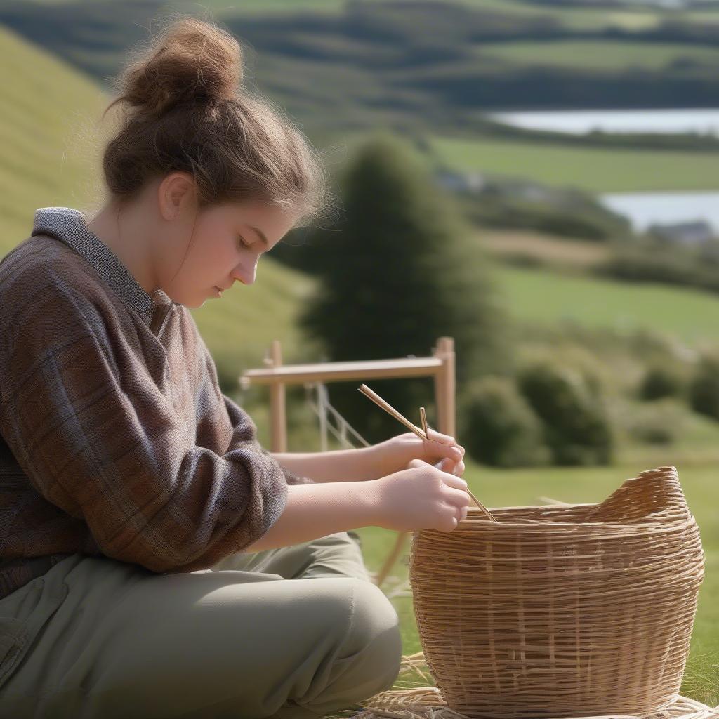 The Relaxing Benefits of Basket Weaving in North Devon