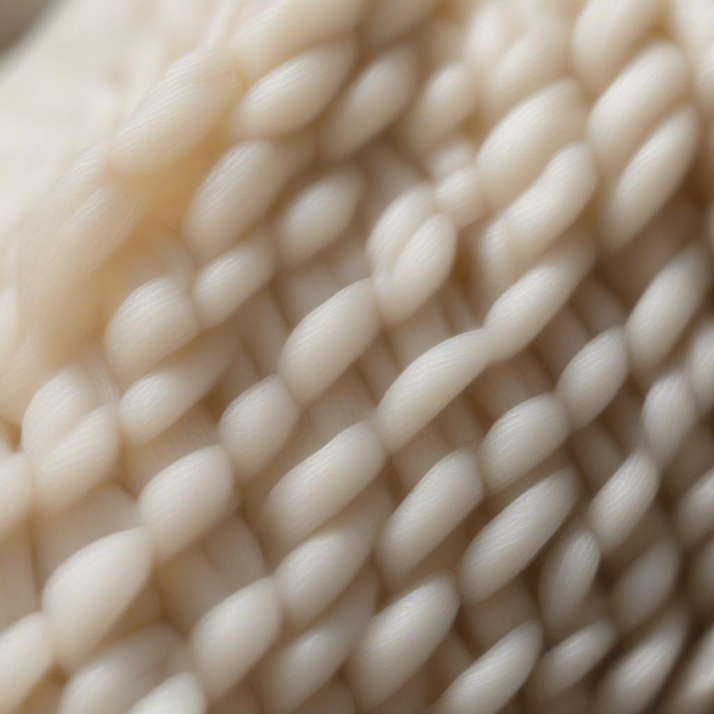 Close-up of a PP Woven Bag Filled with Rice