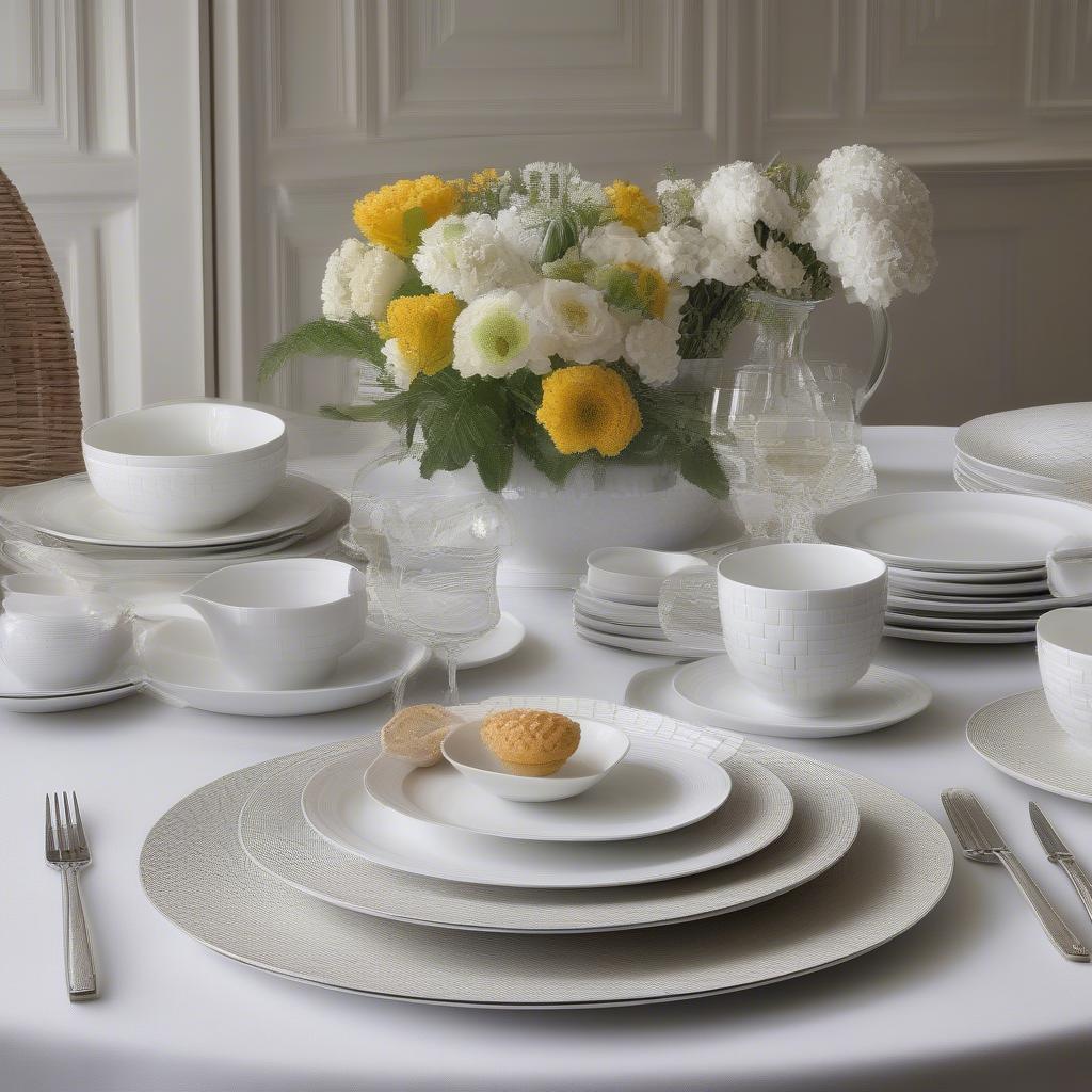 Bernardaud Basket Weave Collection