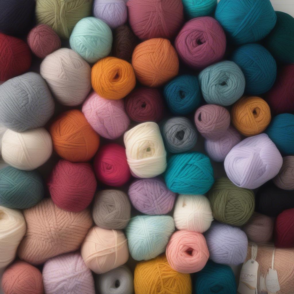 Variety of Bernat Blanket Yarn Colors