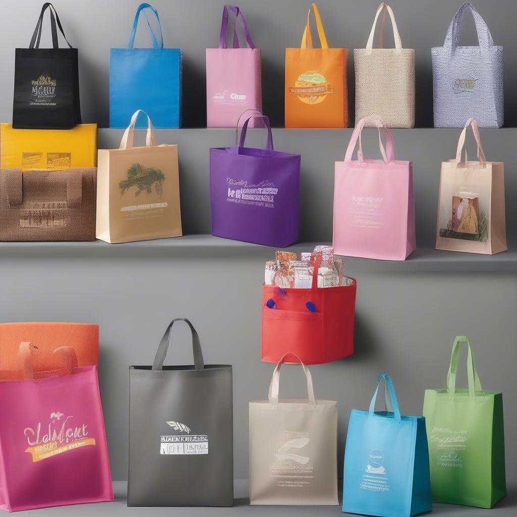 Variety of Big Non-Woven Shopping Bags