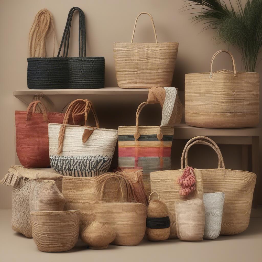 Variety of Big Strong Woven Bags