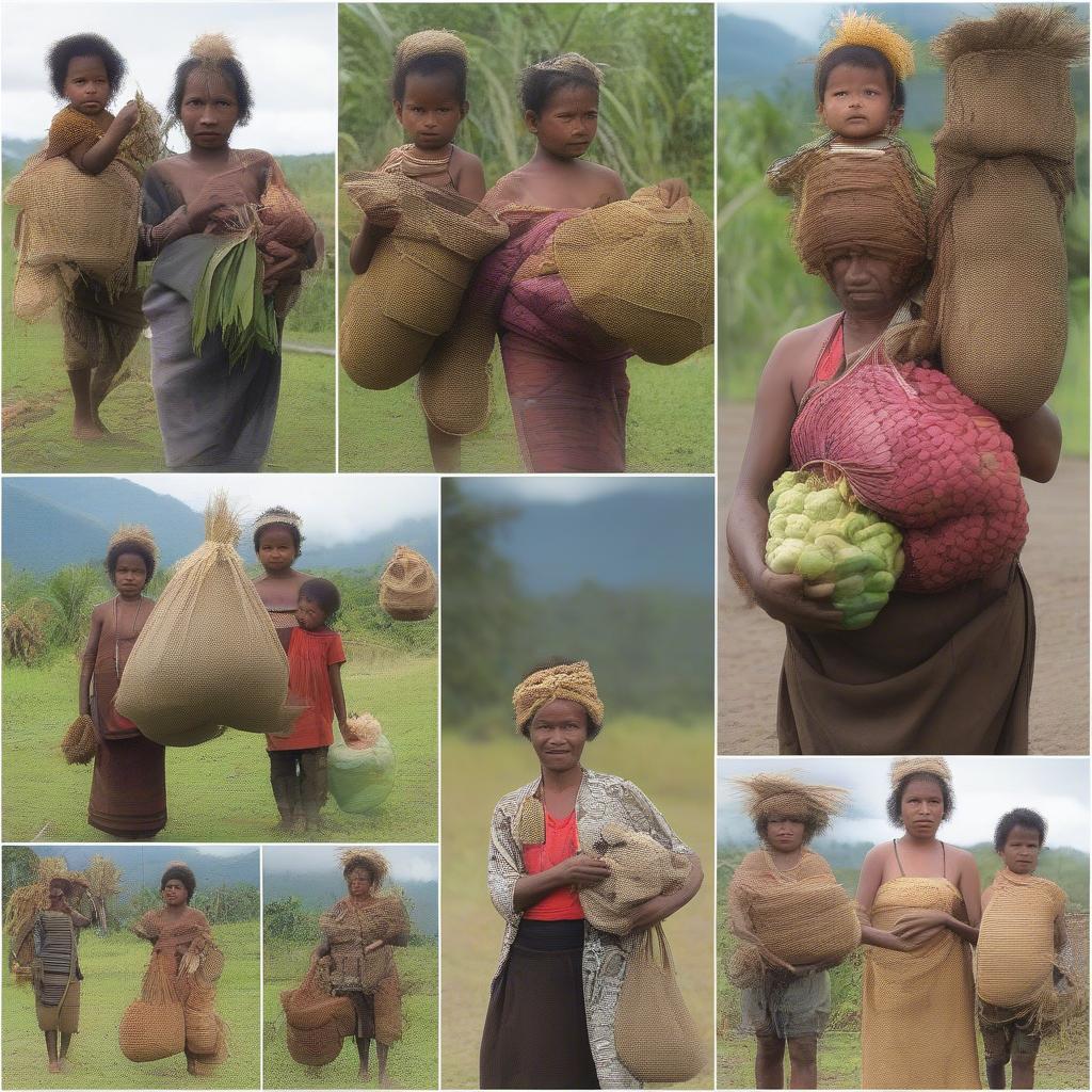 Traditional Uses of Bilum Bags in Papua New Guinea