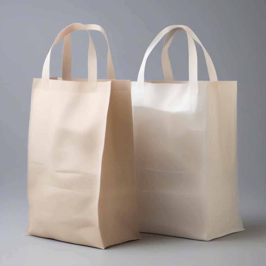 Biodegradable Non-Woven Bag Compared to Standard PP Bag