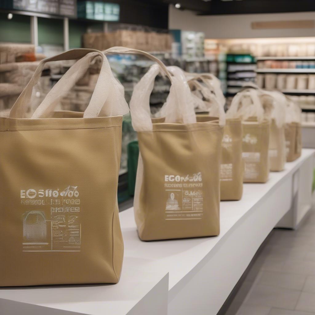 Biodegradable Non-Woven Bags in a Retail Setting