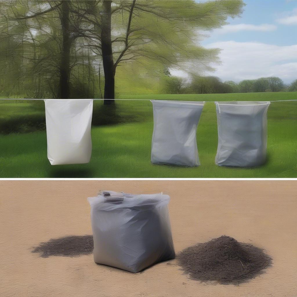 Biodegradable Non-Woven Bags Decomposing