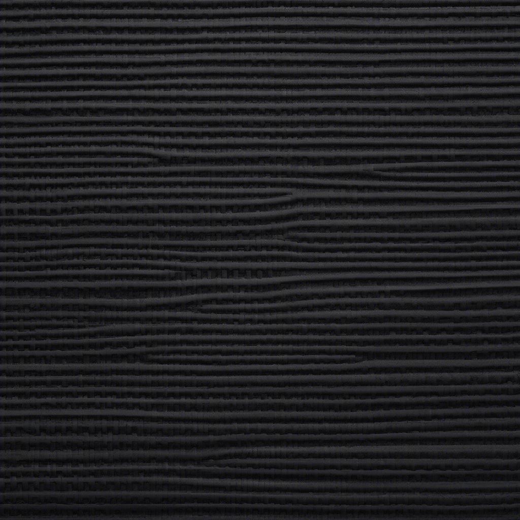 Black Basket Weave Fabric Close-Up