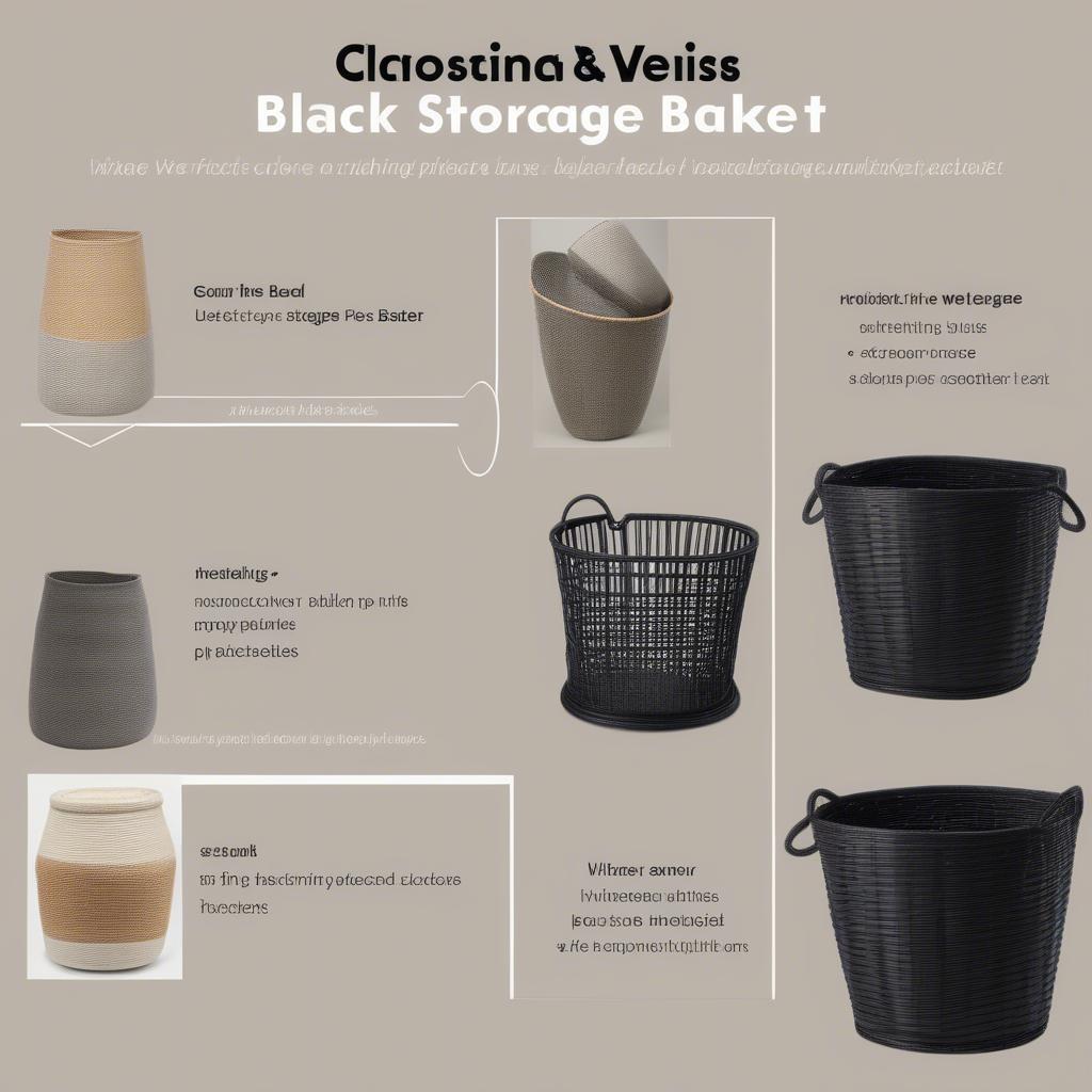 A Guide to Selecting the Perfect Black Weave Storage Basket