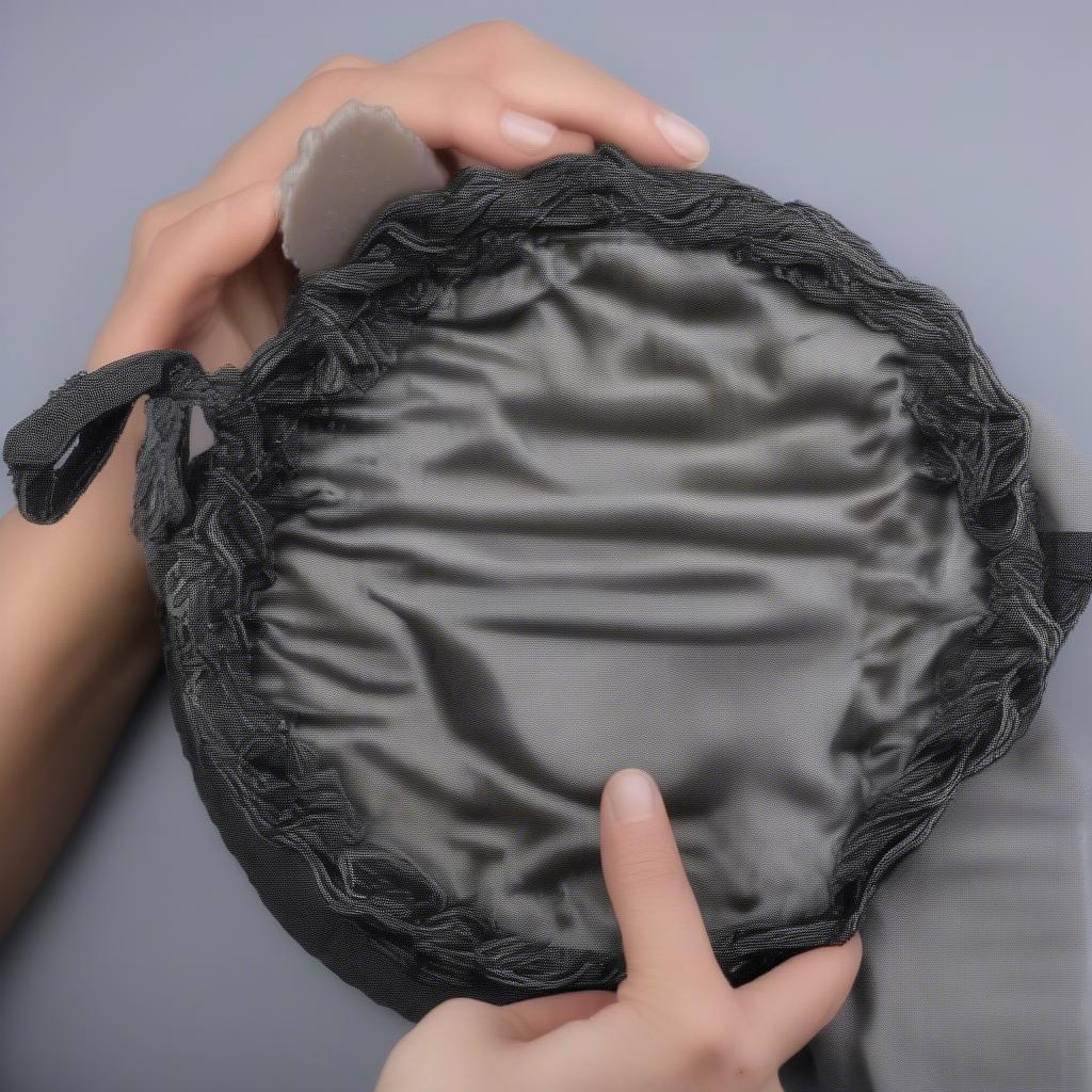 Black Woven Round Bag Care Tips