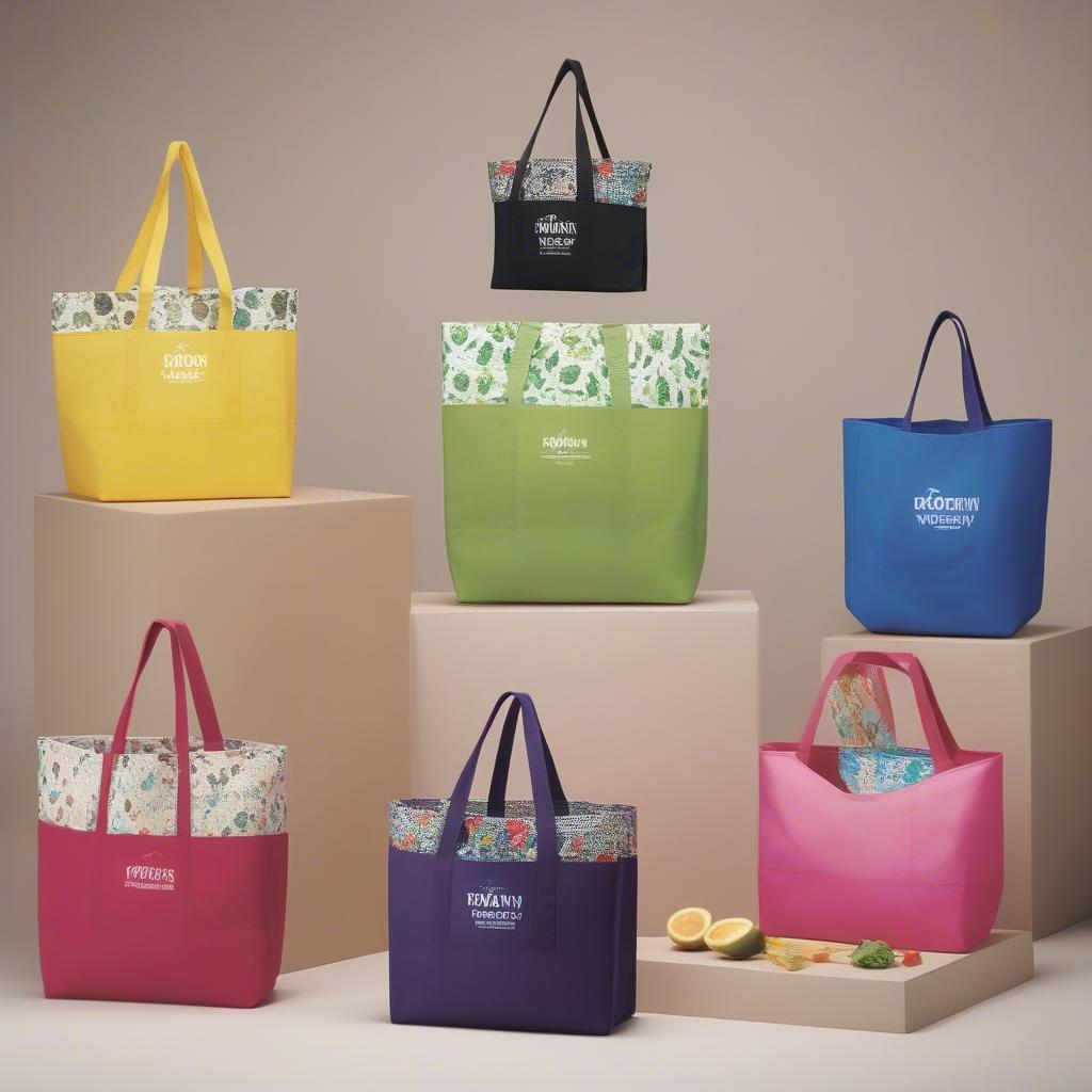 Variety of Bloomin' Non Woven Bags