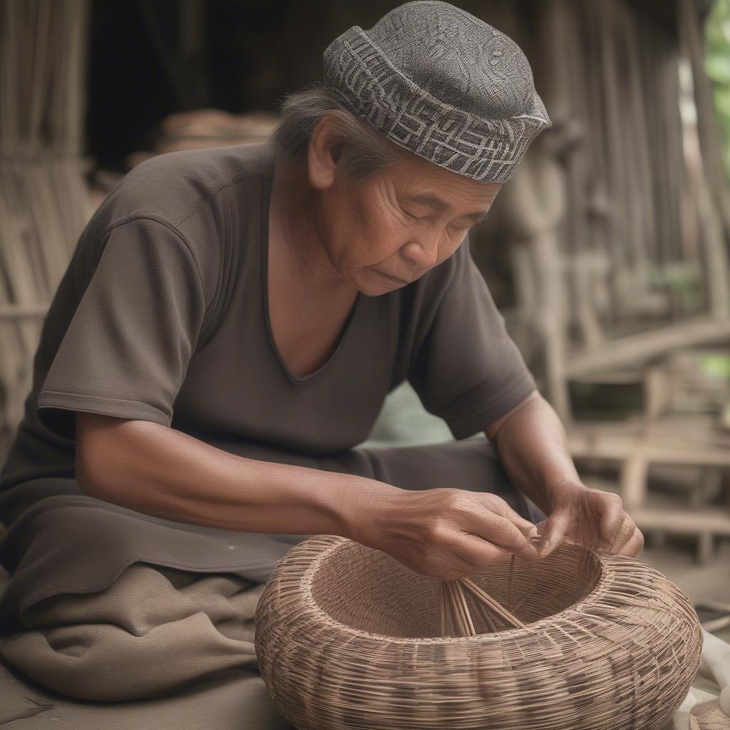 Traditional Basket Weaving in Bohol