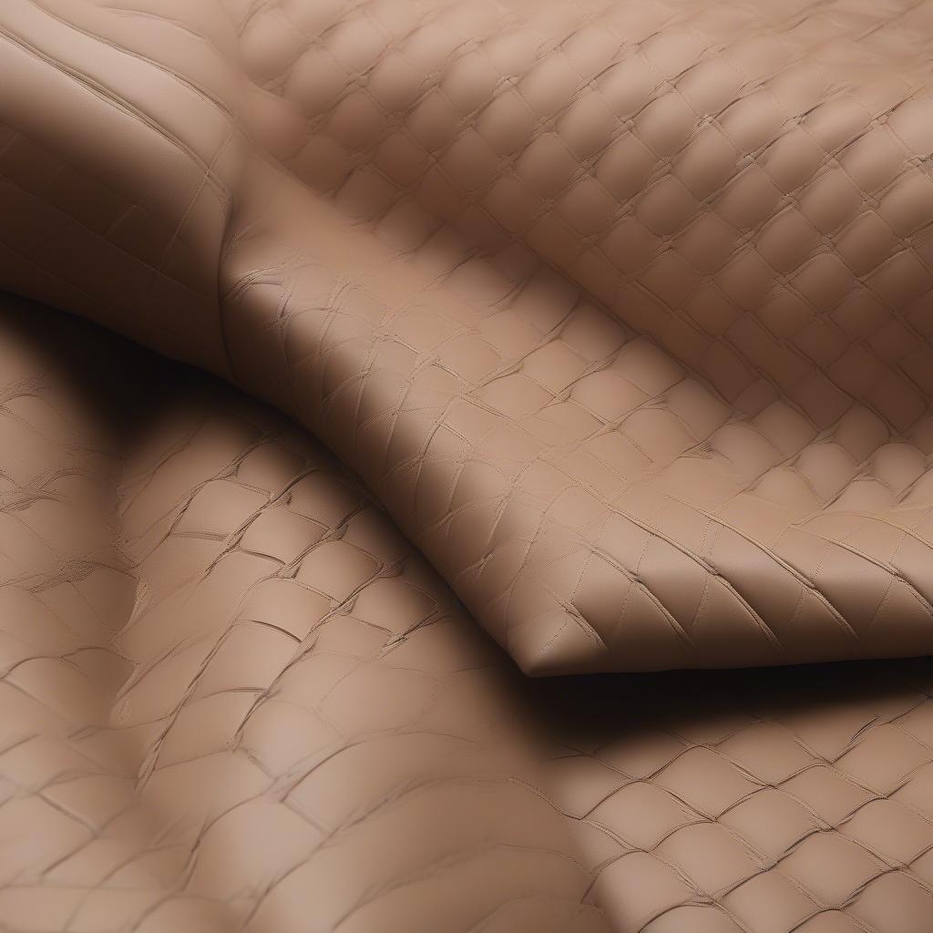 Close-up of the Intrecciato Weave on a Bottega Veneta Clutch