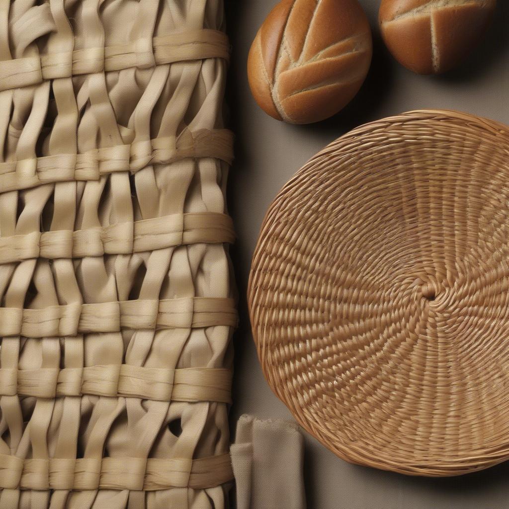 Bread Basket Weaving Patterns: Plain, Twilled, French Randing, and Wicker Weave