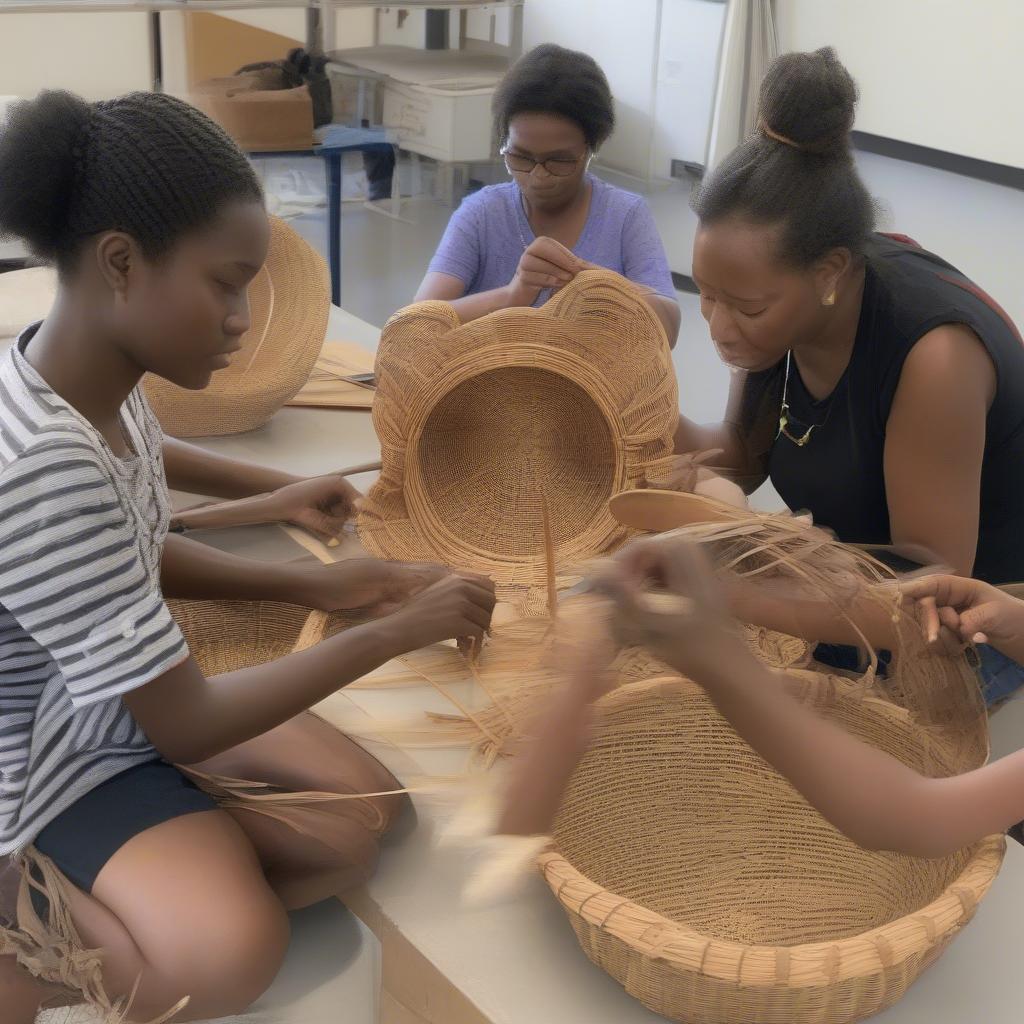 Beginner Basket Weaving Class in Brisbane