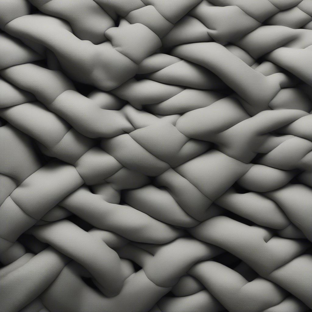 Close-up of the Calvin Klein Basket Weave Faux Wrap Coat's Texture