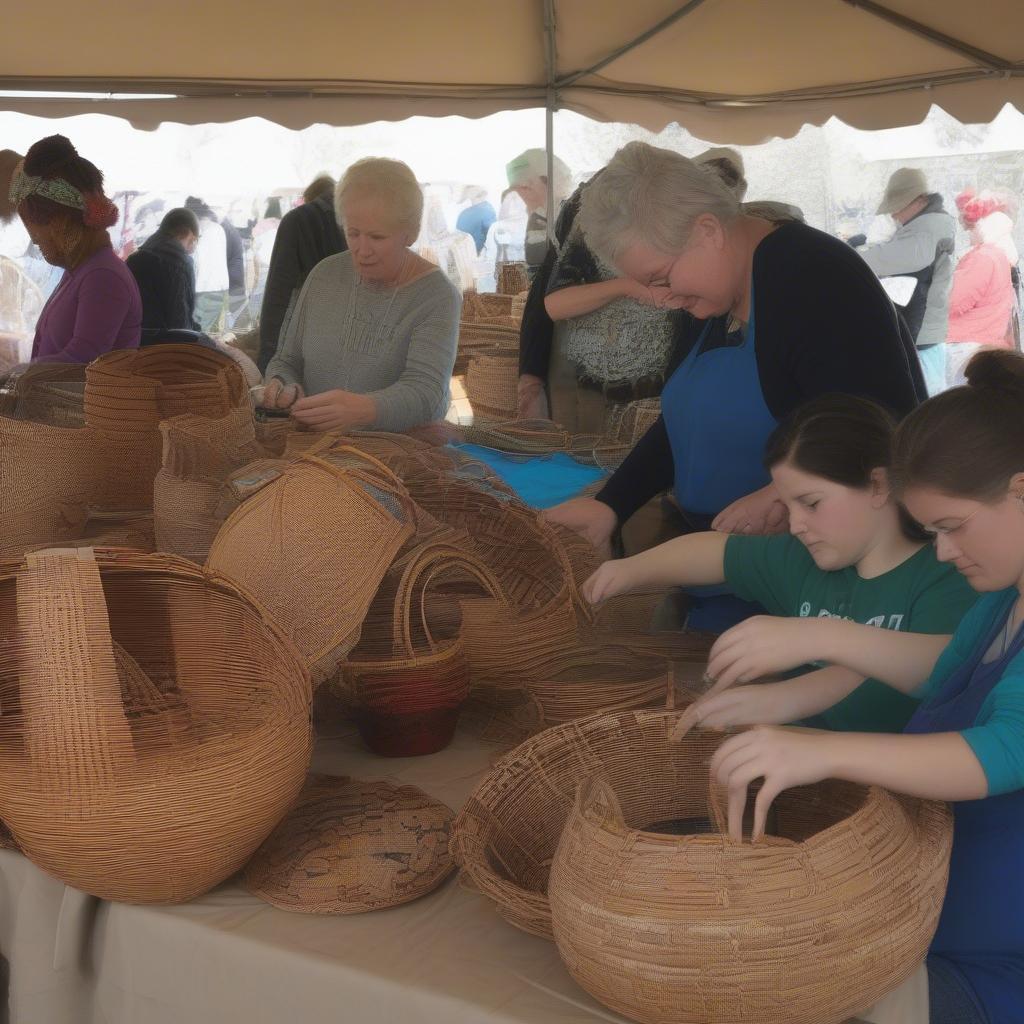 Community Basket Weaving Event in Canberra