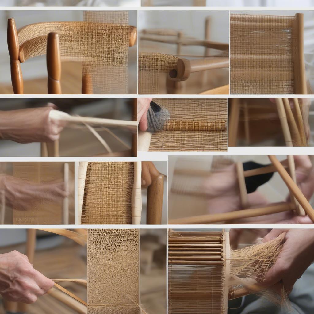 Step-by-Step Chair Caning Process