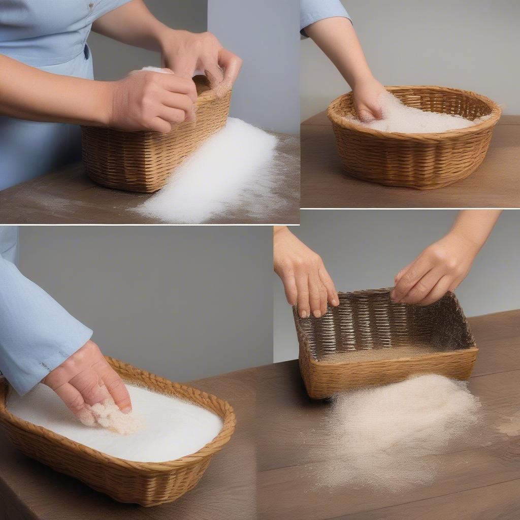 Cleaning and Maintaining a Basket Weave Salt Box