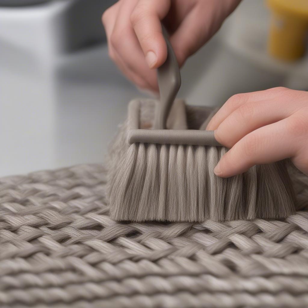 Cleaning and Maintaining Basket Weave Hardware