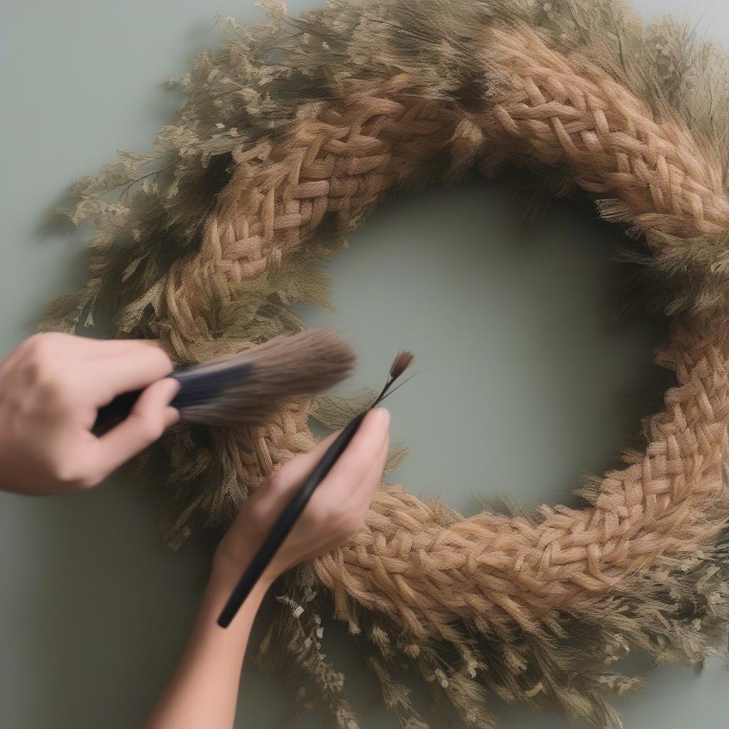 Caring for a Basket Weave Wreath