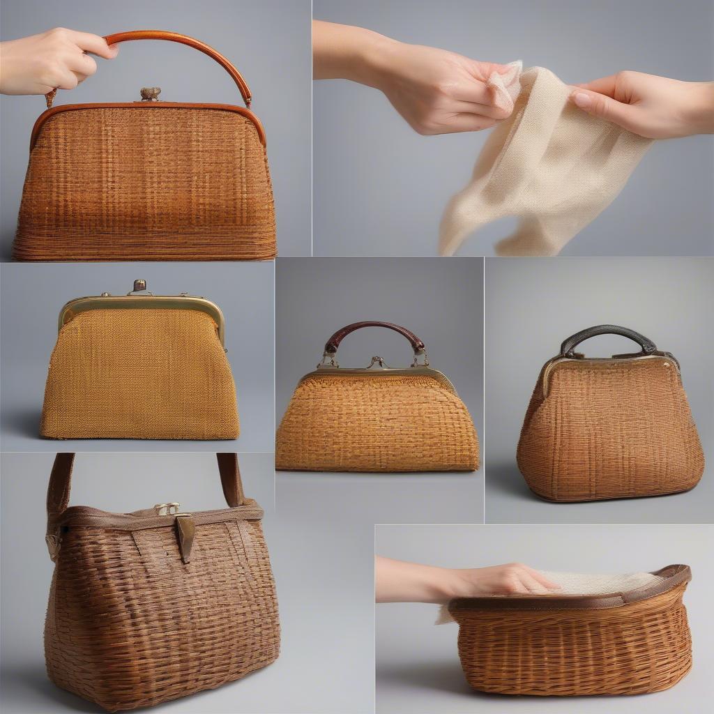 Caring for Vintage Basket Weave Purses