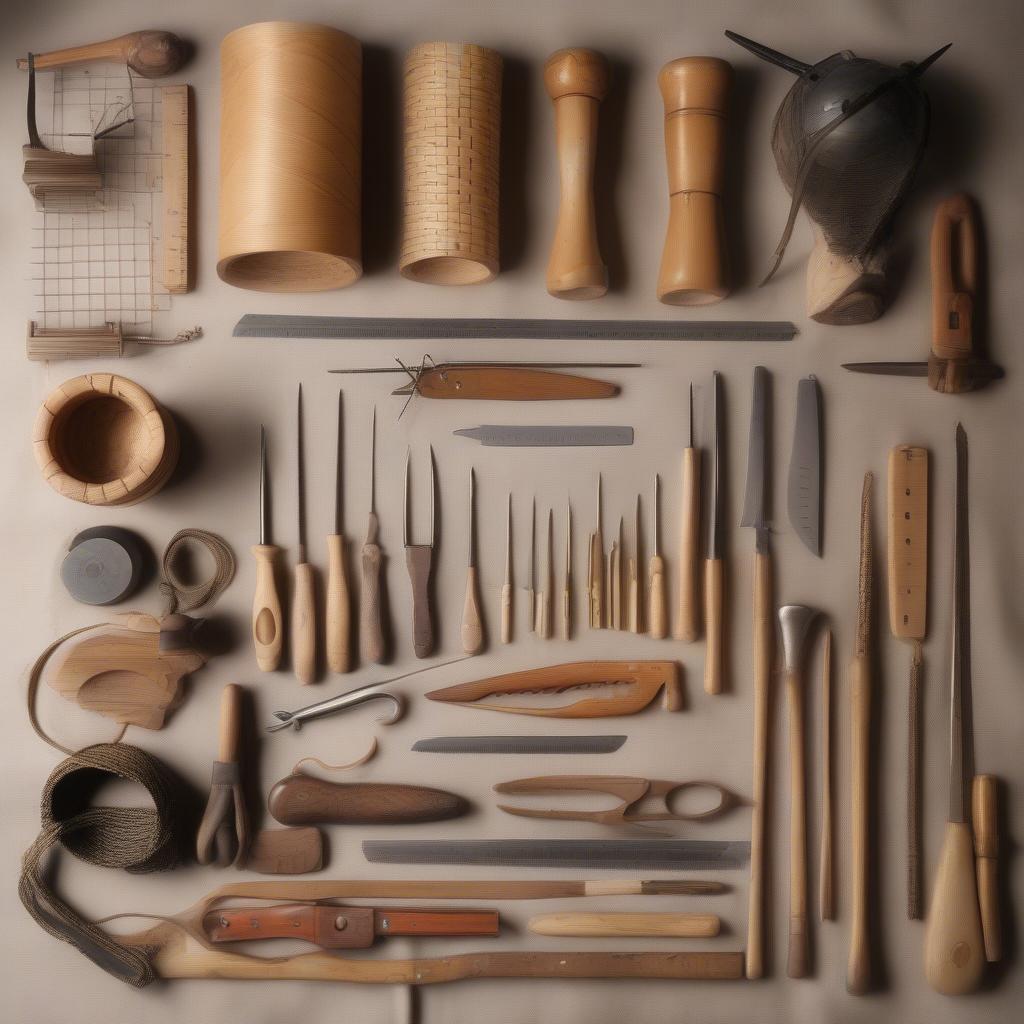 Carpentry and Basket Weaving Tools