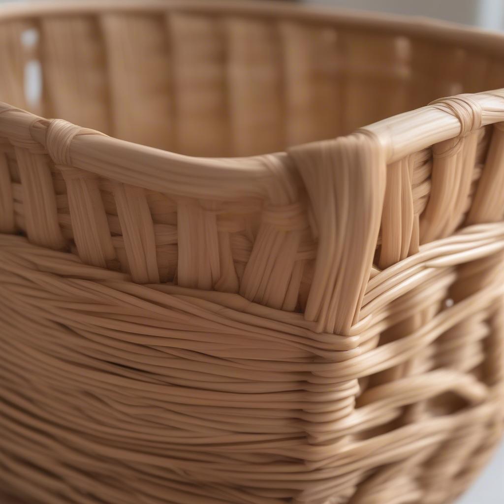 Carved Scarf Joint Example in Basket Weaving