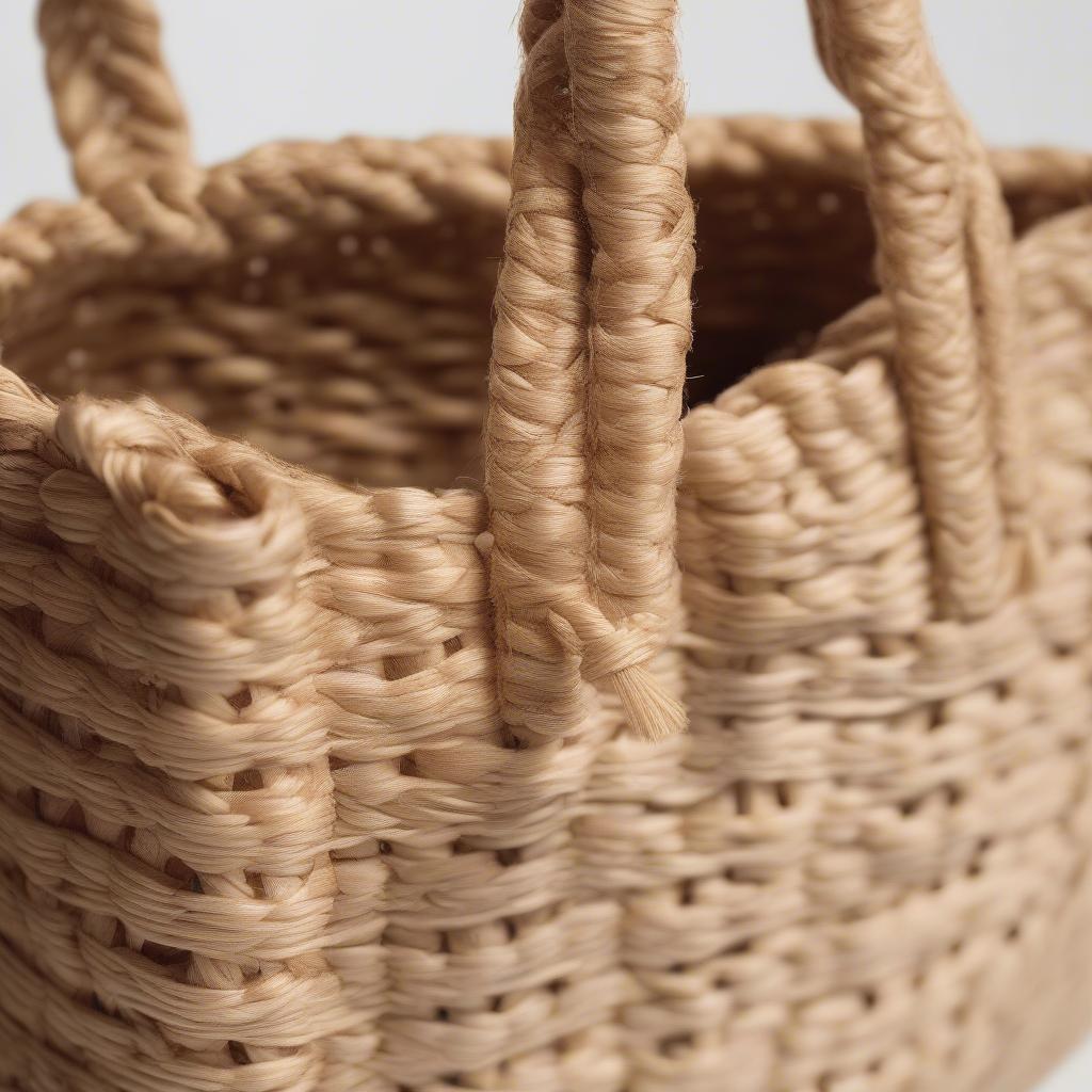 Caterina Bertini woven bag showcasing the beauty of natural fibers