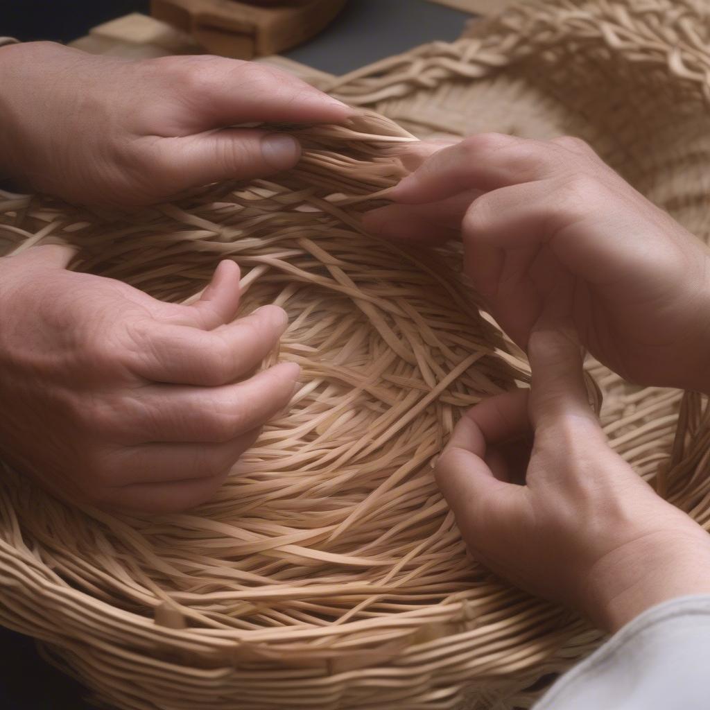 Basic Cedar Basket Weaving Techniques: Twining and Plaiting