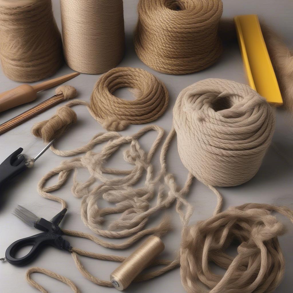 Essential Materials for Chair Rope Weaving