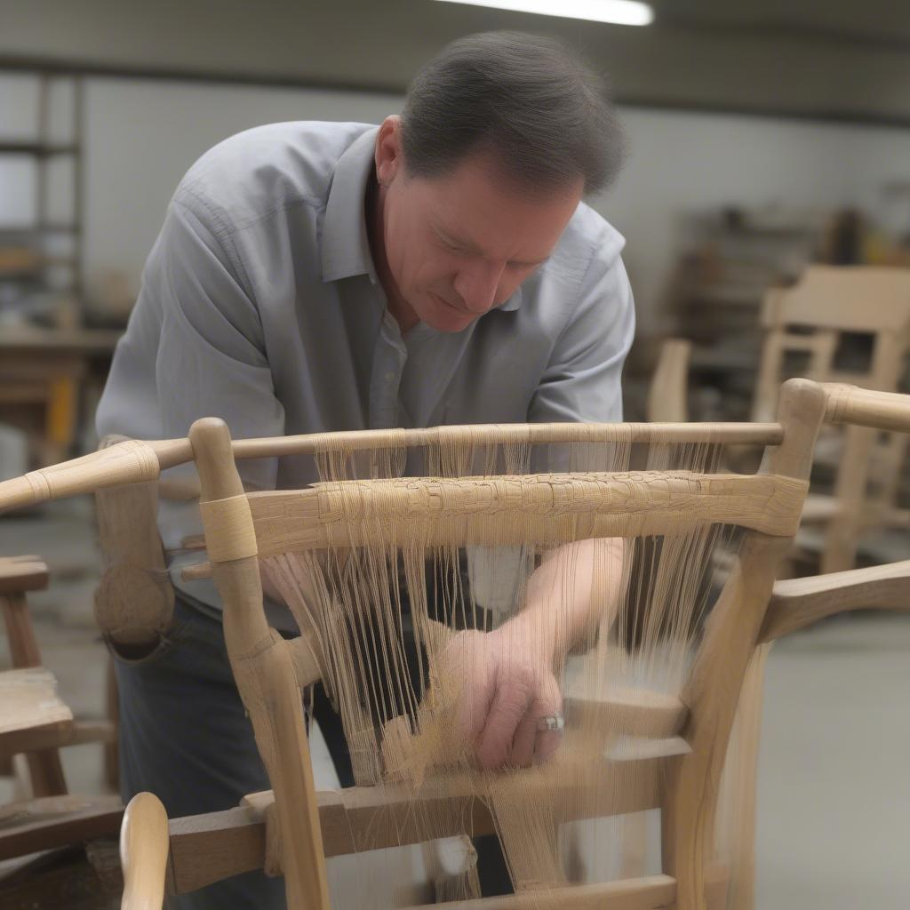 Assessing Chair Damage for Weaving Repair