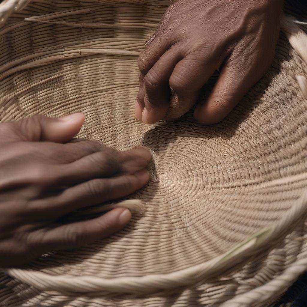 Charleston Sweetgrass Basket Weaving