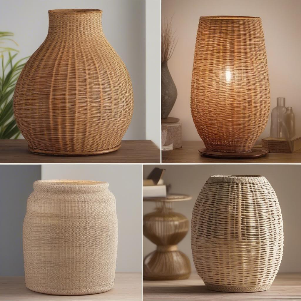 Affordable Wicker Table Lamps: Different Styles and Sizes