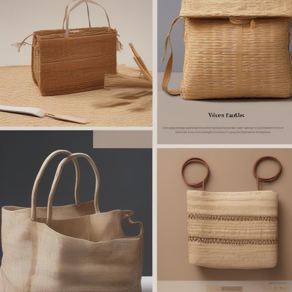 Different Materials for Woven Foldable Bags