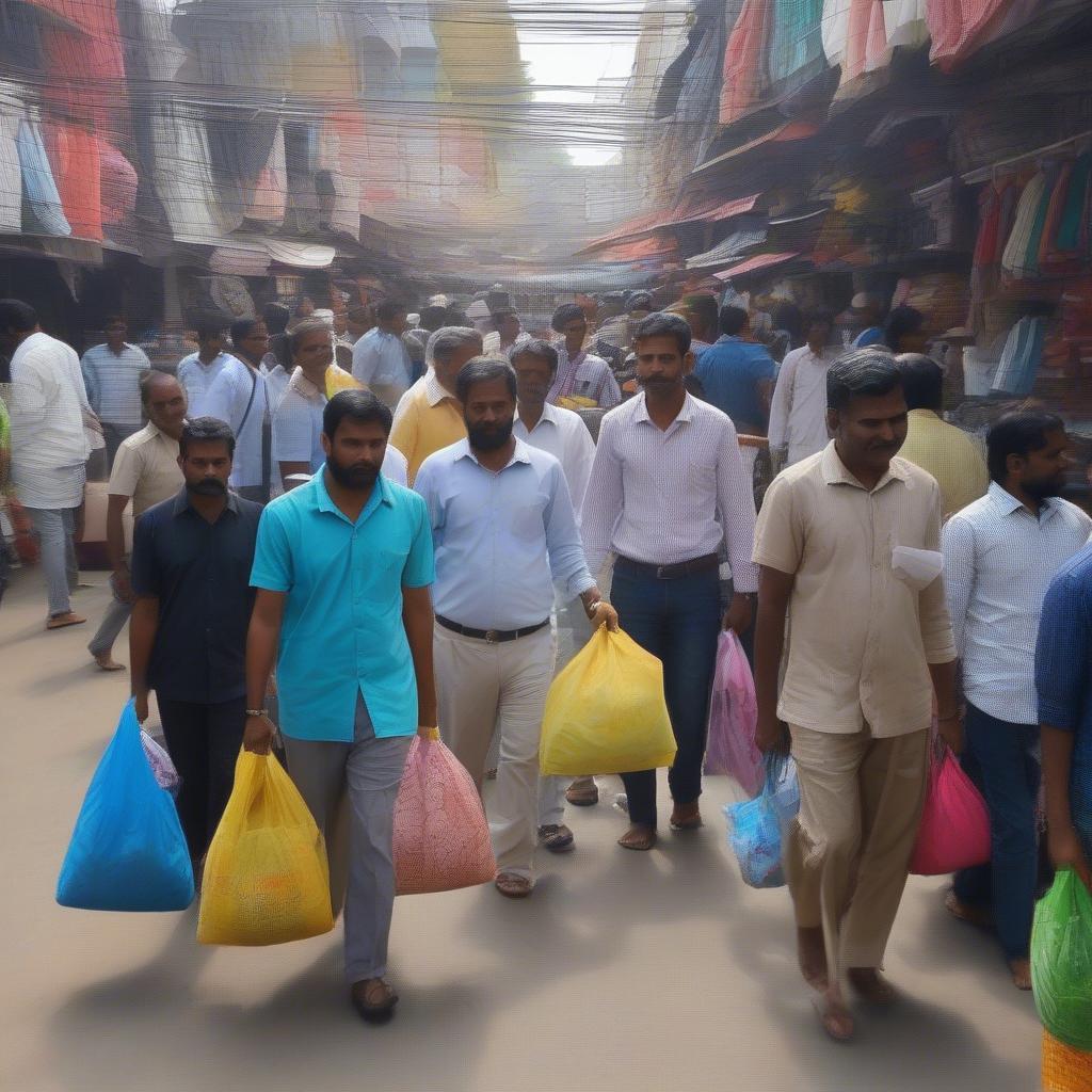 Shopping with Non Woven Bags in Chennai