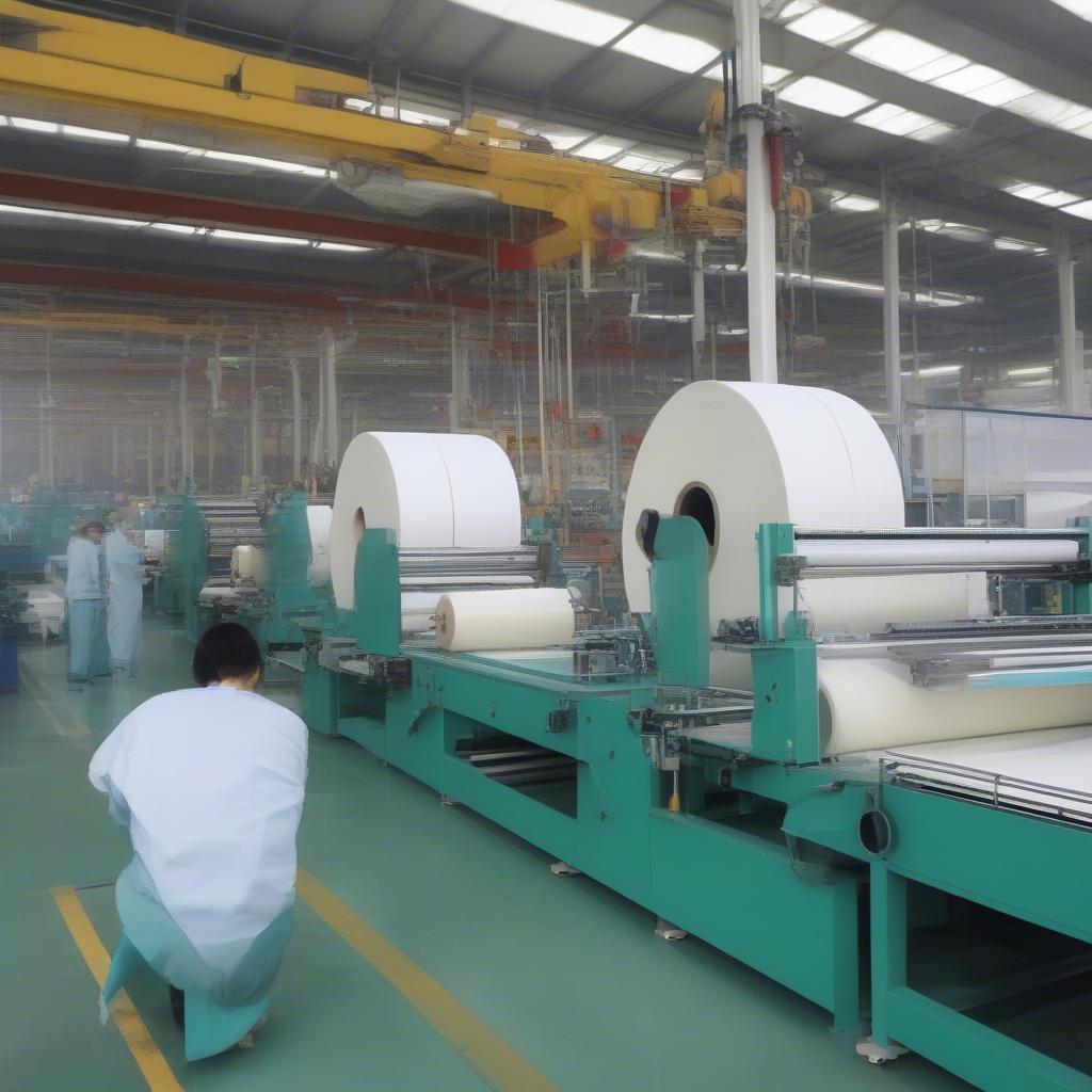 China Laminated Recyclable Non Woven Bag Production Line