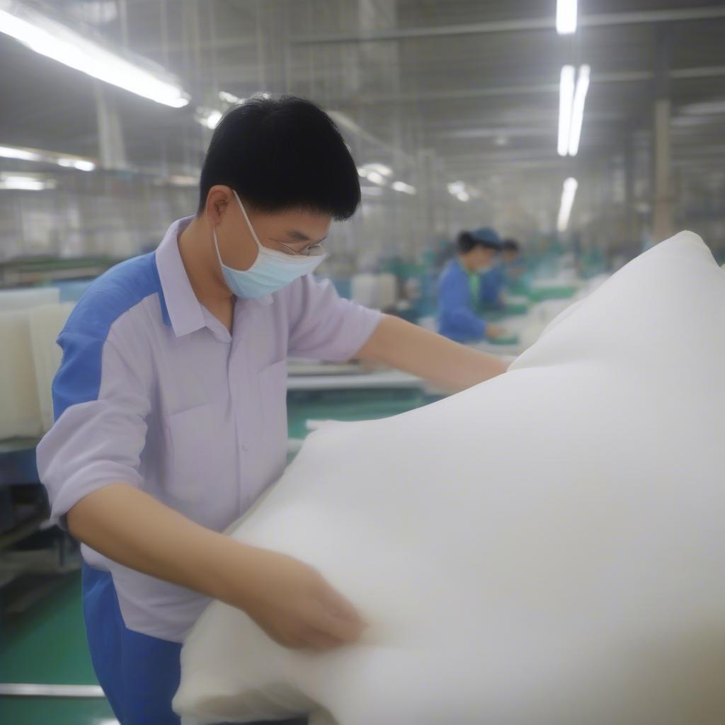 China Non Woven Pillow Bag Quality Control